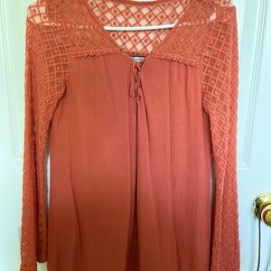 Long Sleeve Flowy Dress